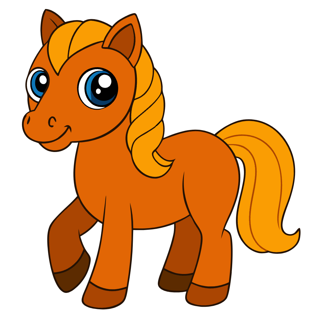 Baby Horse Clipart - Winter