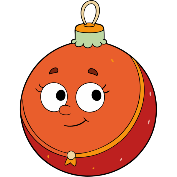 Cute Christmas Ball Clipart