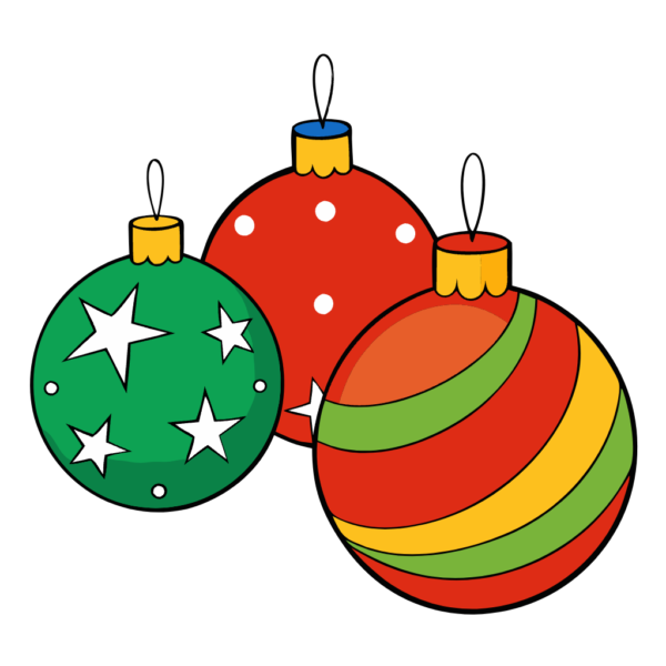 Decorative Christmas Balls Clipart