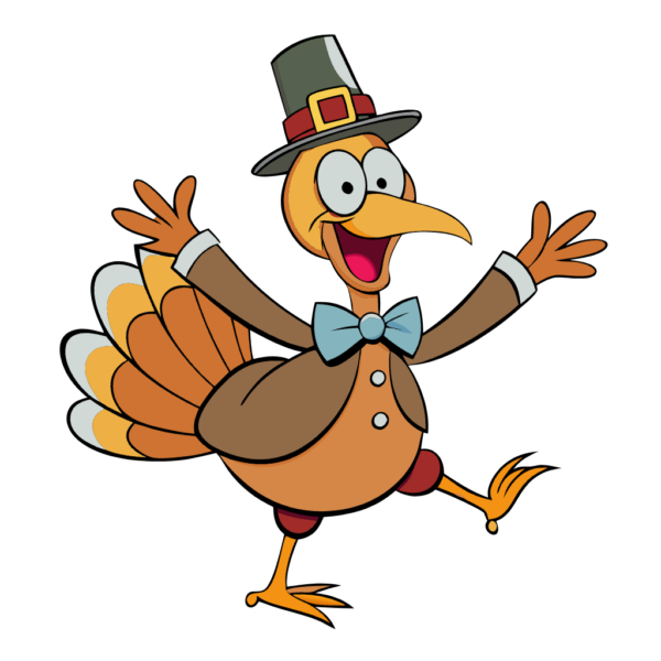 Clipart Turkey - Fuuny Dance