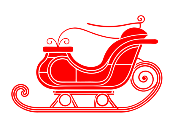 Clipart of Santa's Sleigh