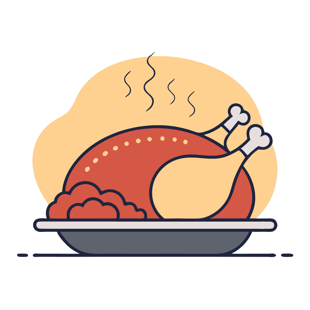 Cooked Turkey Clipart