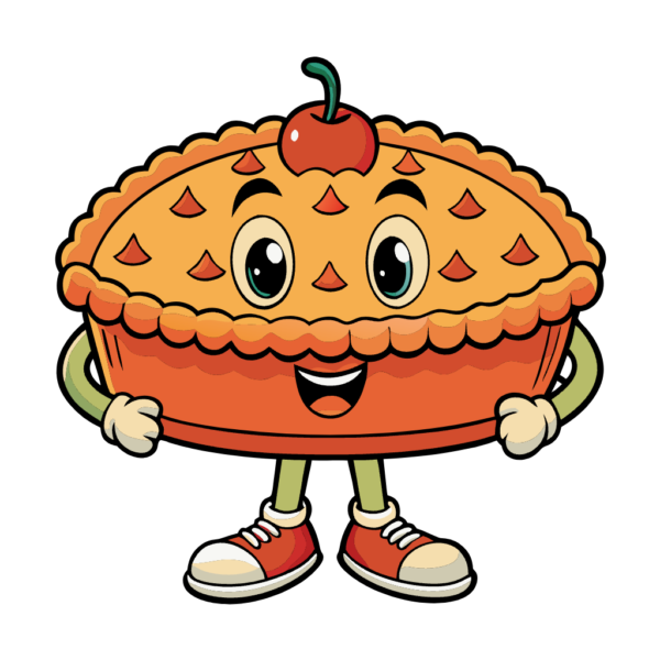 Cute Cartoon Apple Pie Clipart