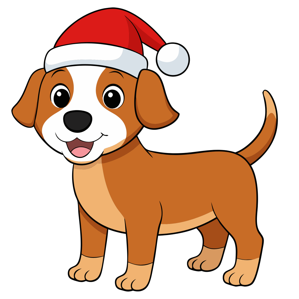 Cute Cartoon Dog Clipart