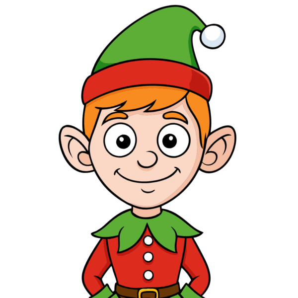 Cute Clipart Santa's Elf