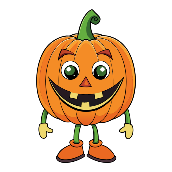 Cute Halloween Pumpkin Clipart