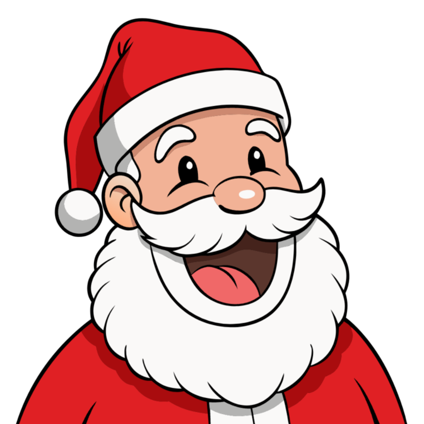 Cute LOL Santa Claus Clipart