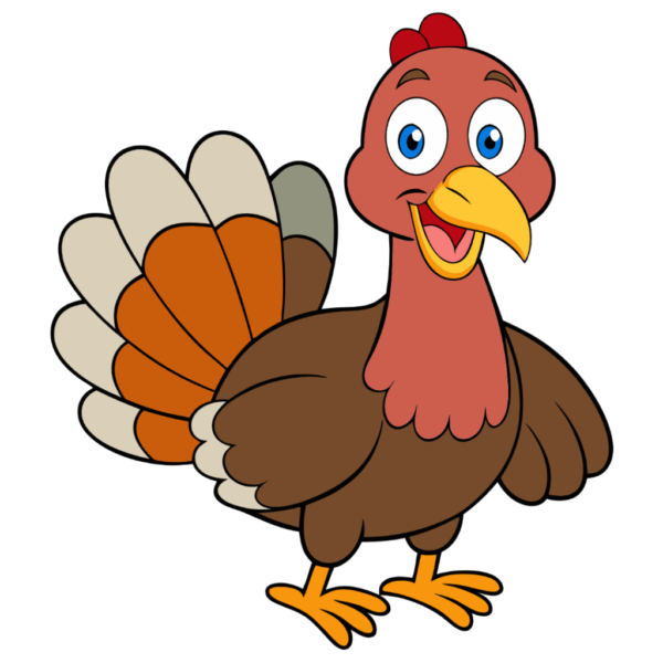 Happy Turkey Clipart