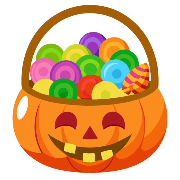 Halloween Candy Pumpkin Basket