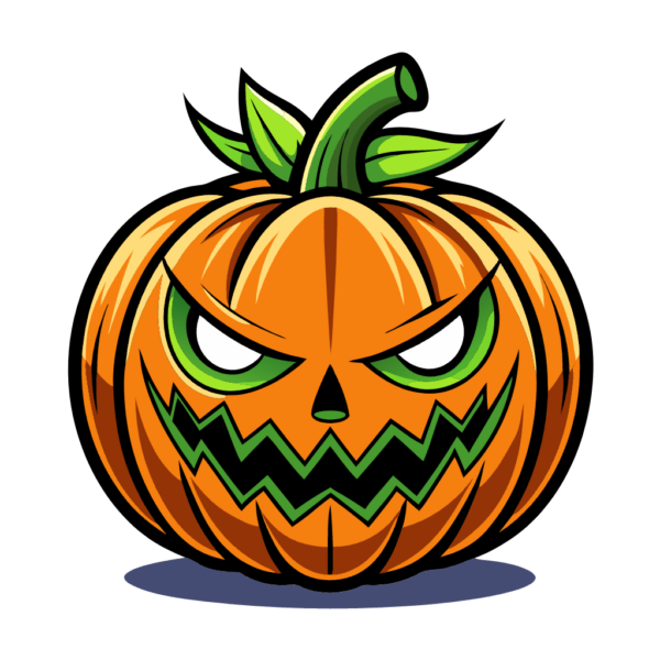 Spooky Halloween Pumpkin Clipart Png