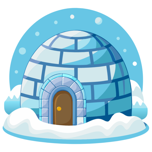 Igloo House Clipart