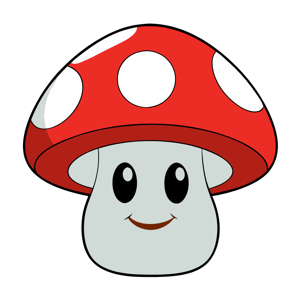 Mushroom -Cute Clipart