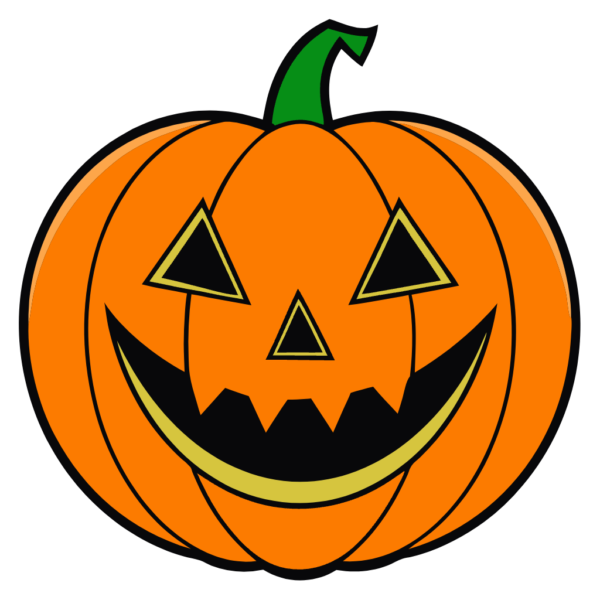 Laughing Halloween Pumpkin Clipart