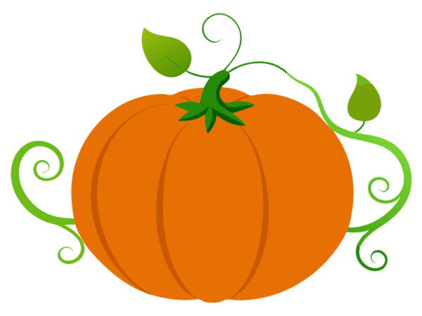 Fall Pumpkin Vine Clipart