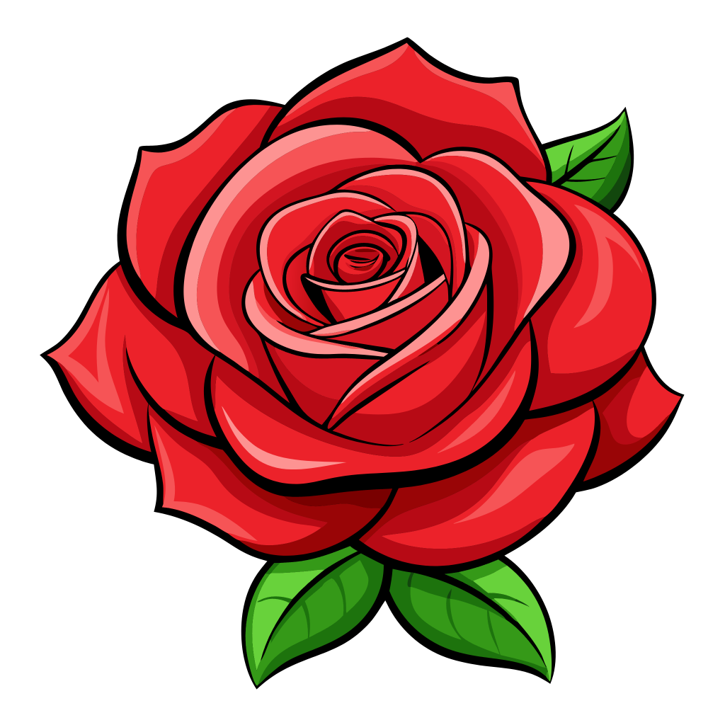Red Rose Valentine Clipart