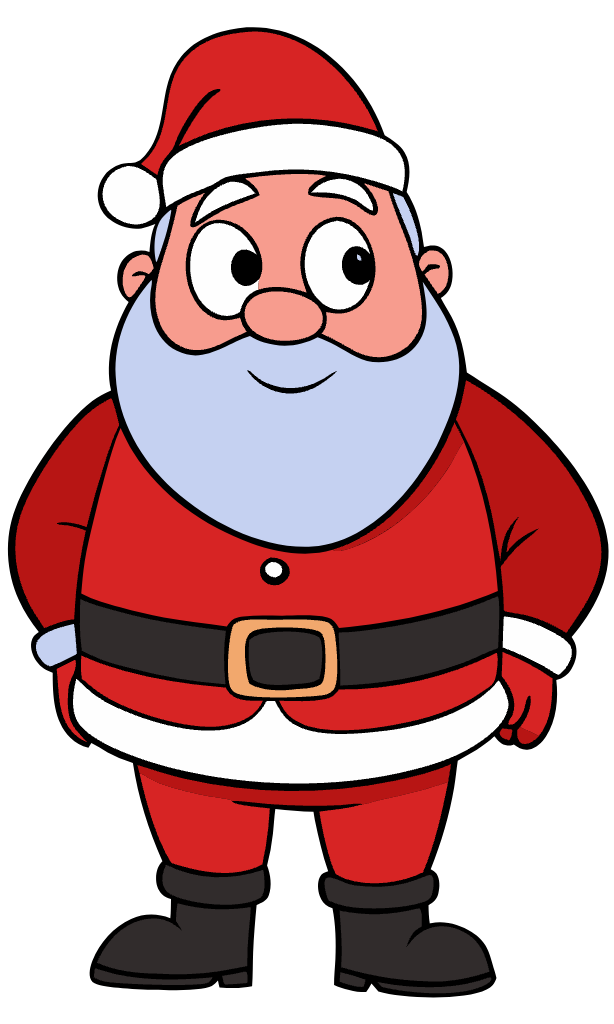 Santa Clipart – Standing
