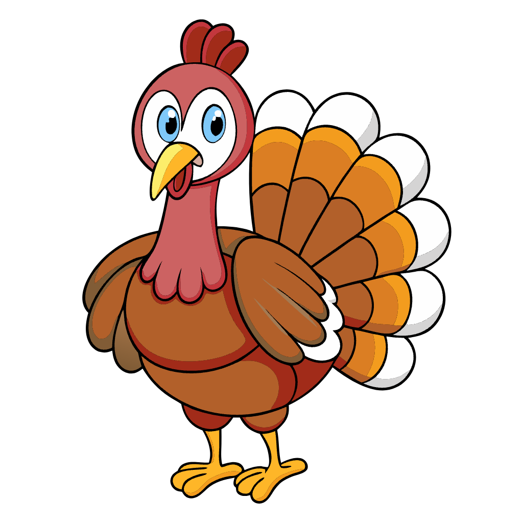 Trukey Clipart - Cute - Cartoon 01