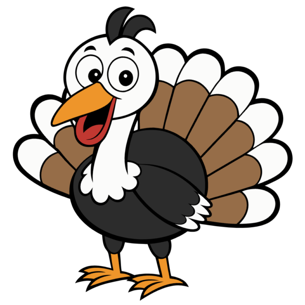 Cute Thanksgiving Turkey Clipart