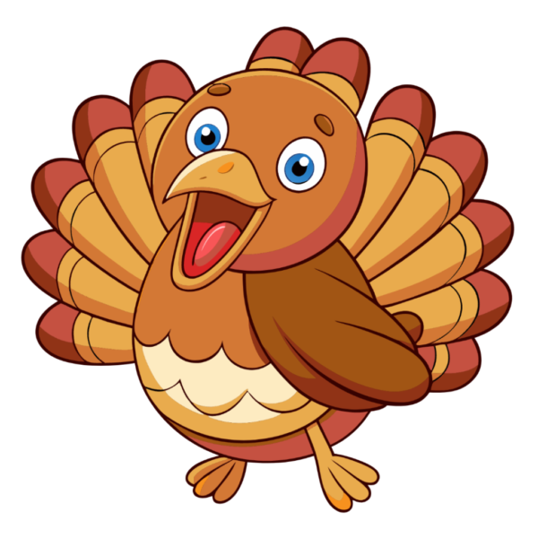 Happy Thanksgiving Turkey Clipart