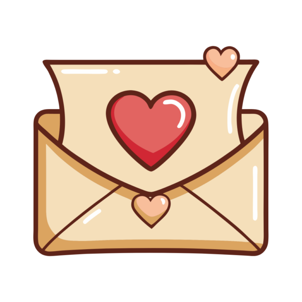 Valentines Envelope Clipart