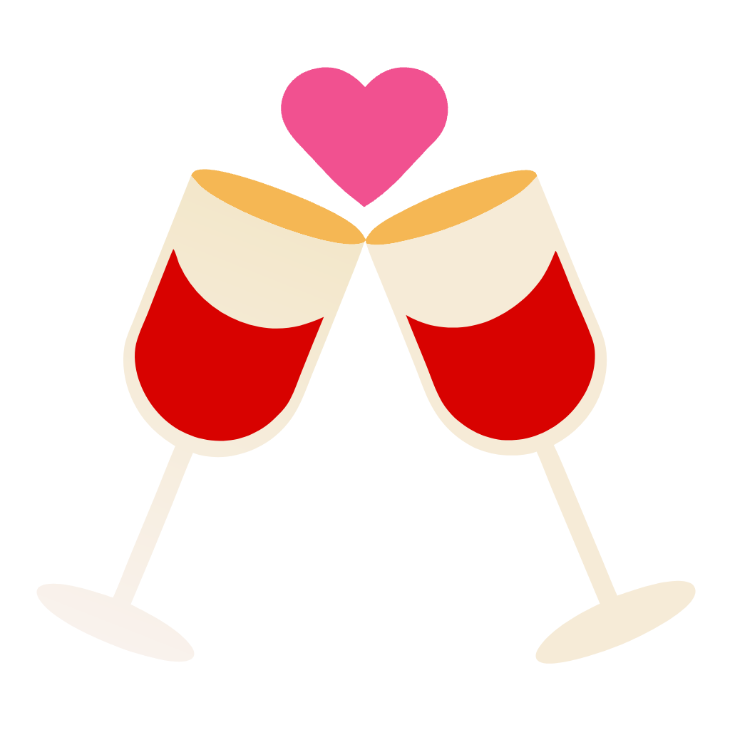 Wine Toast Illustration