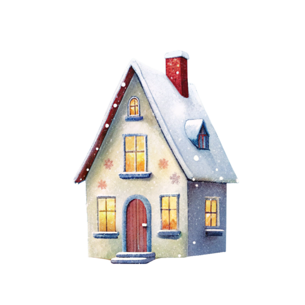 Winter Home Clipart