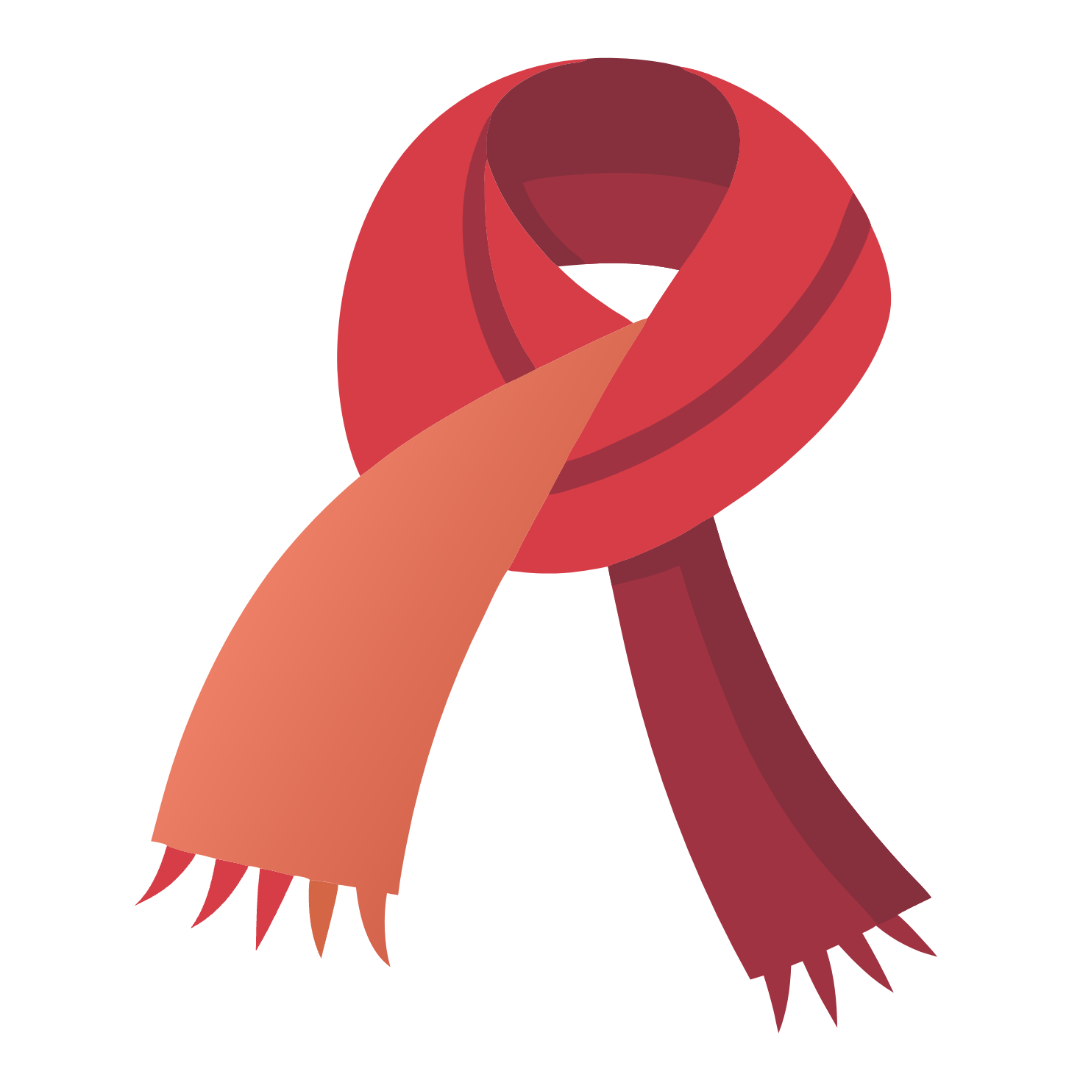 Winter Season Scarf Clipart