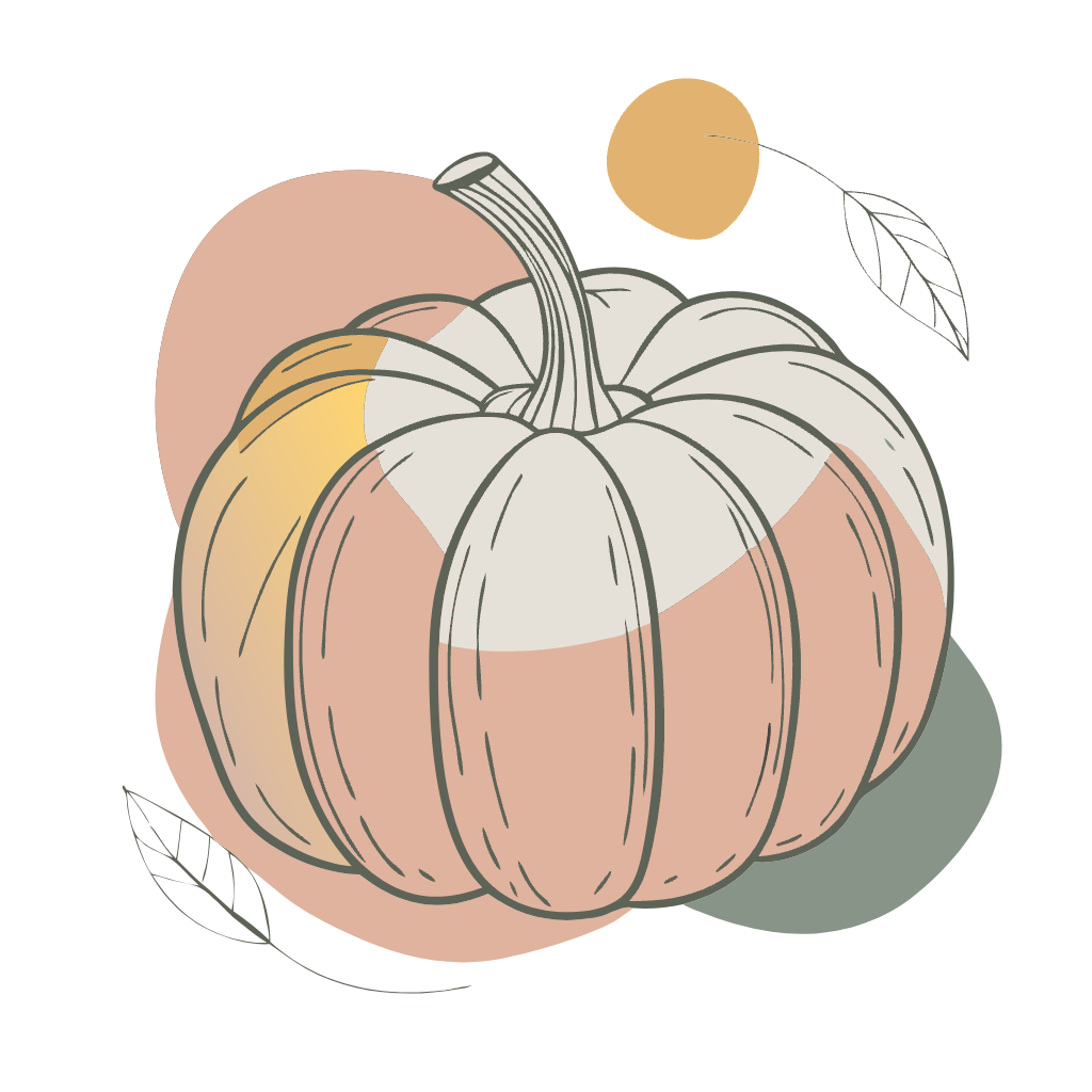 Clipart of Pumpkin – Aesthetic Blobs