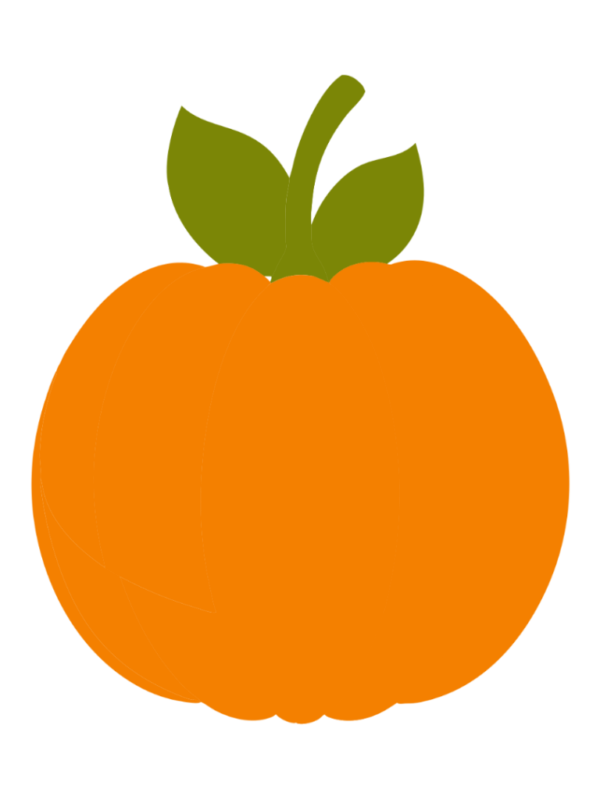 Round Pumpkin Clipart