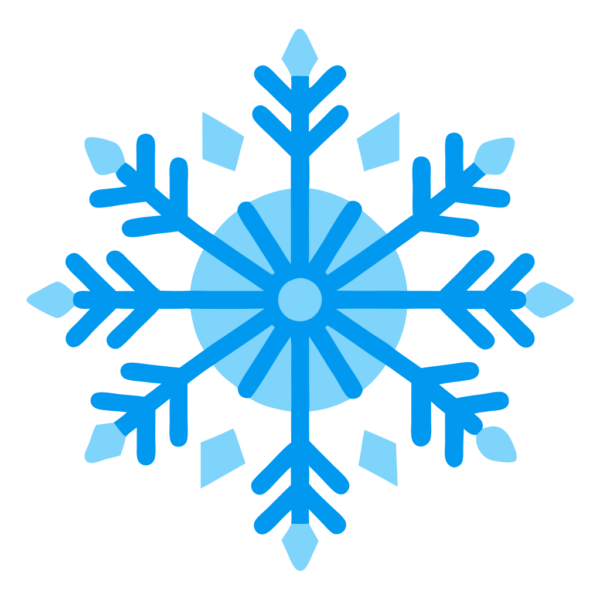 Blue Snowflake Clipart Free