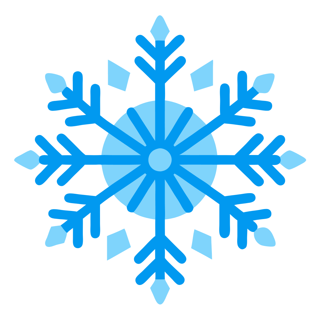 Blue Snowflake Clipart Free