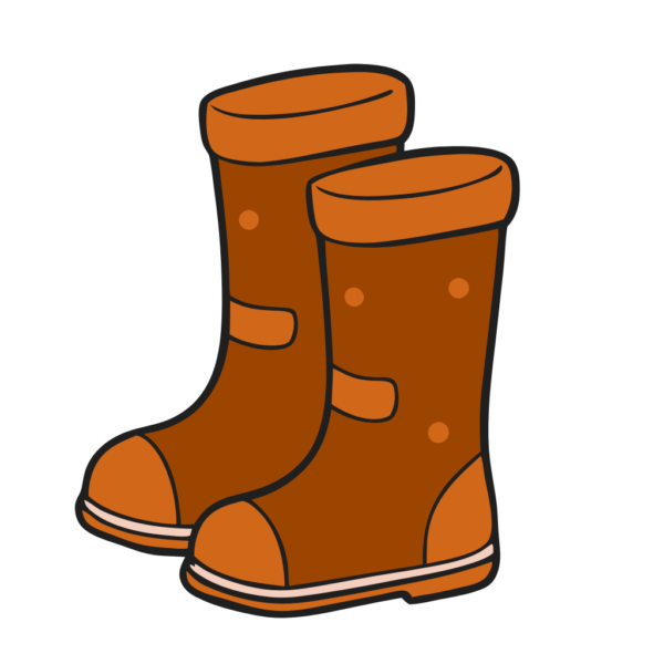 Brown Boots Clipart