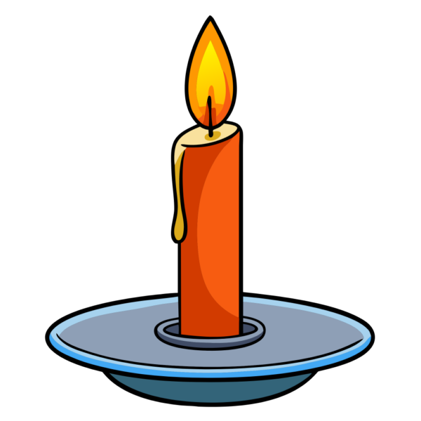 Candle Melting Clipart