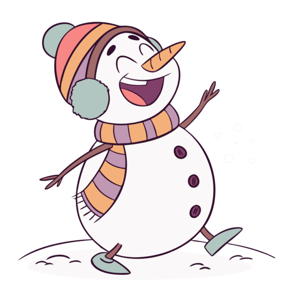 Cartoon Snowman Clipart