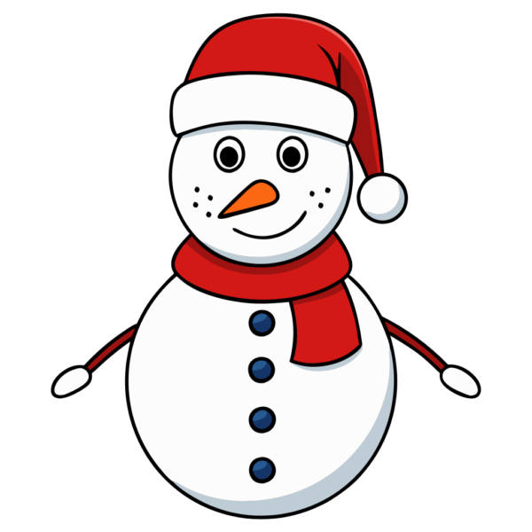 Christmas Snowman Clipart