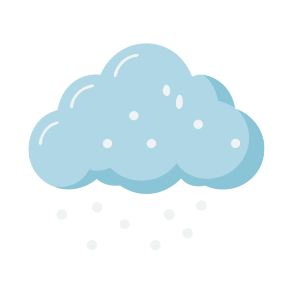 Cloud and Snow Clipart