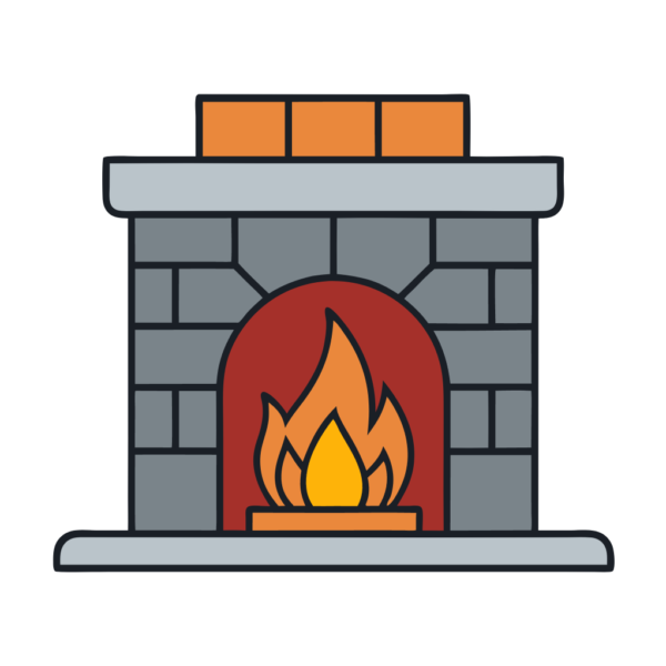 Fireplace Clipart