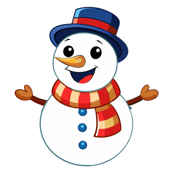 Happy Snowman Clipart