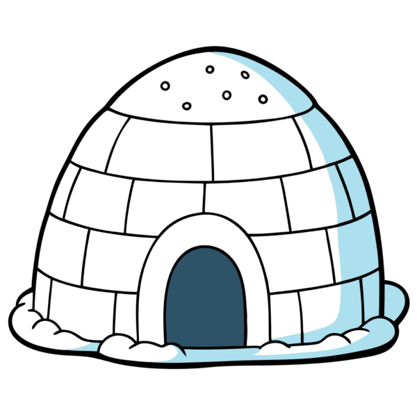 Igloo House Clipart