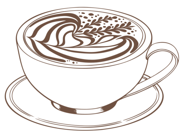 Outline Coffee Cup Clipart