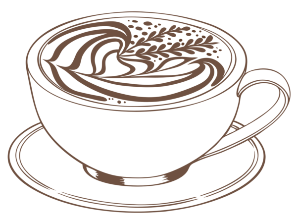 Outline Coffee Cup Clipart