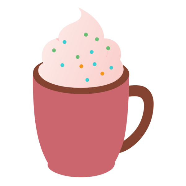 Pink Mug Hot Cocoa Clipart