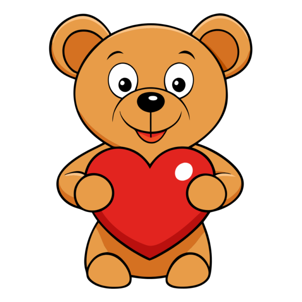 Teddy Bear Valentine's Day Clipart