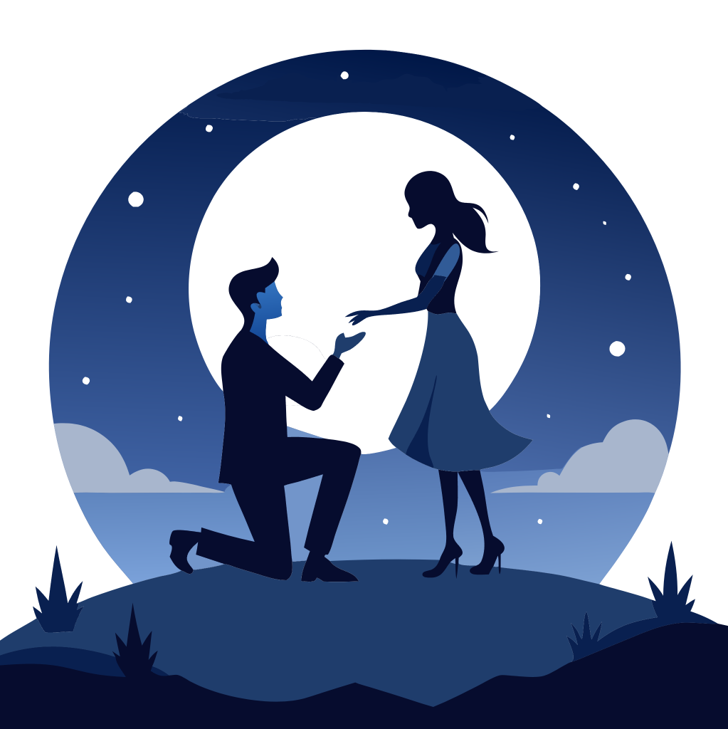 Valentine Clipart Romantic Couple
