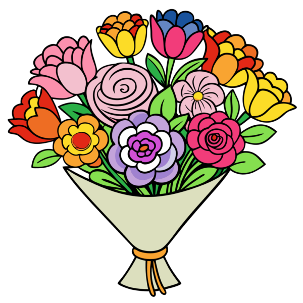 Valentine's Day Bouquet Clipart