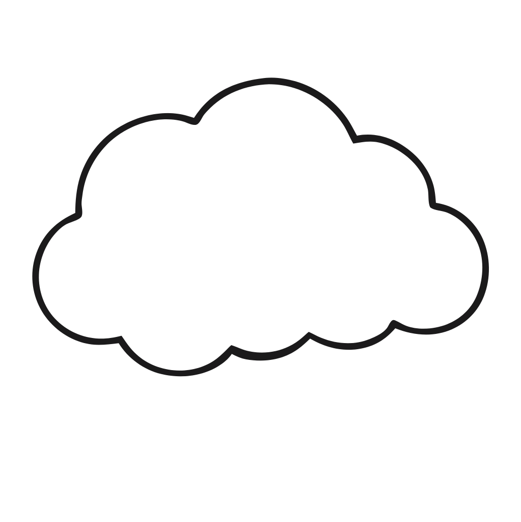 Winter Cloud Clipart 01