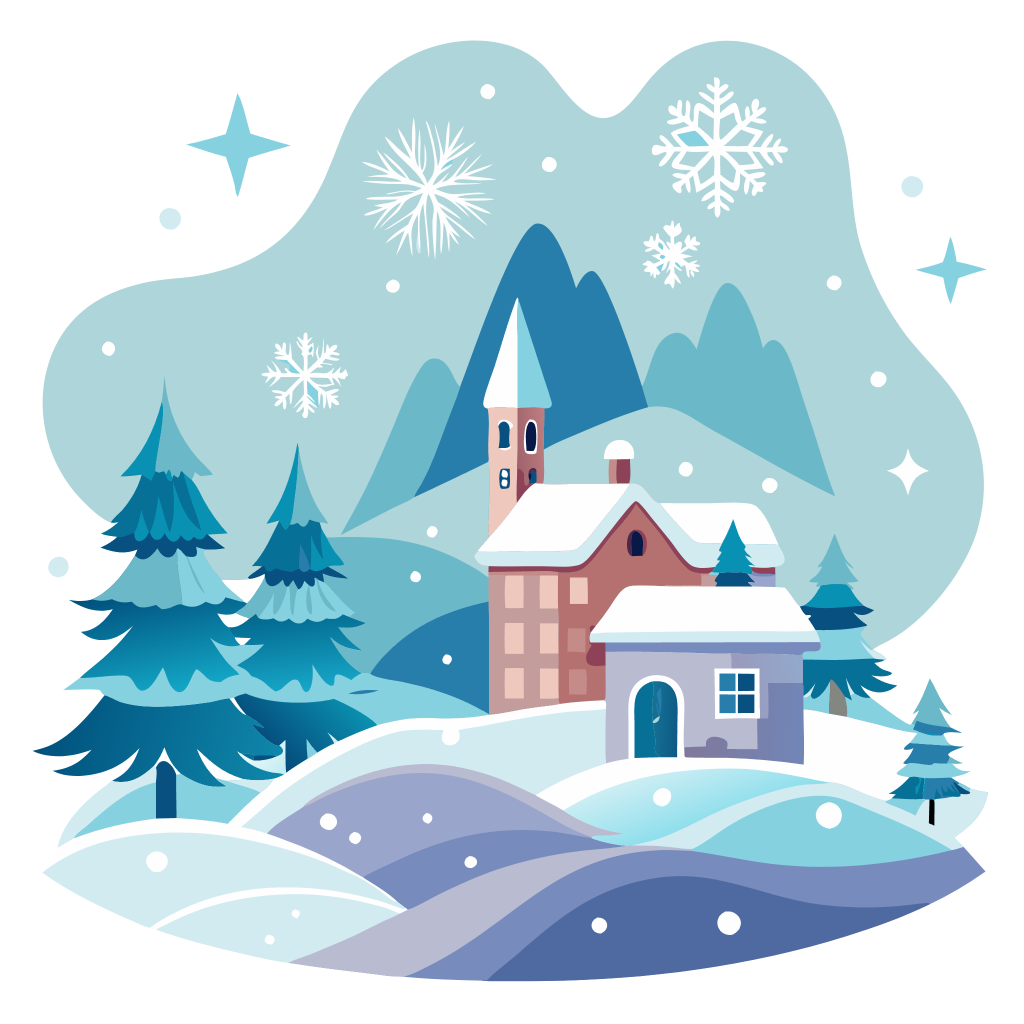 Winter Scene Clipart