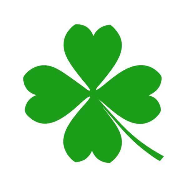 4 Leaf Clover St Patrick Template