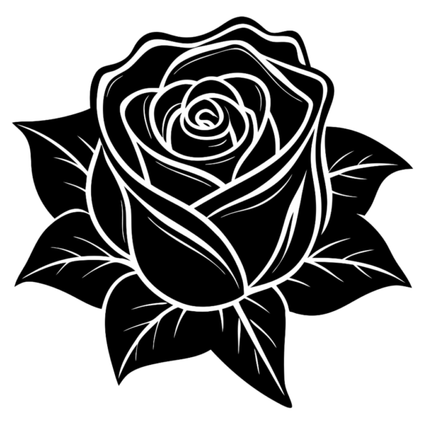 Black Rose Silhouette