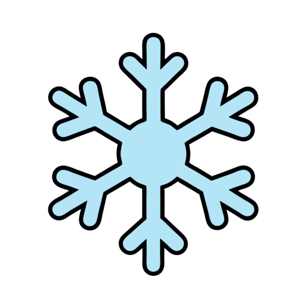 Blue Snowflake Clipart